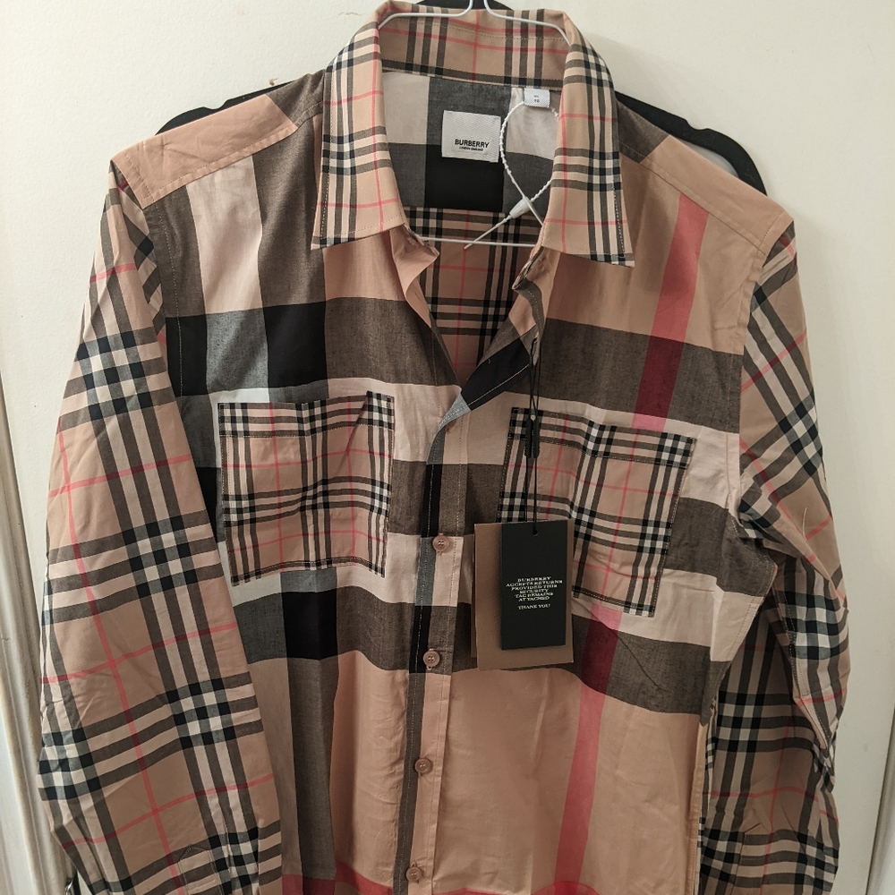 Burberry XL Button Down Polo